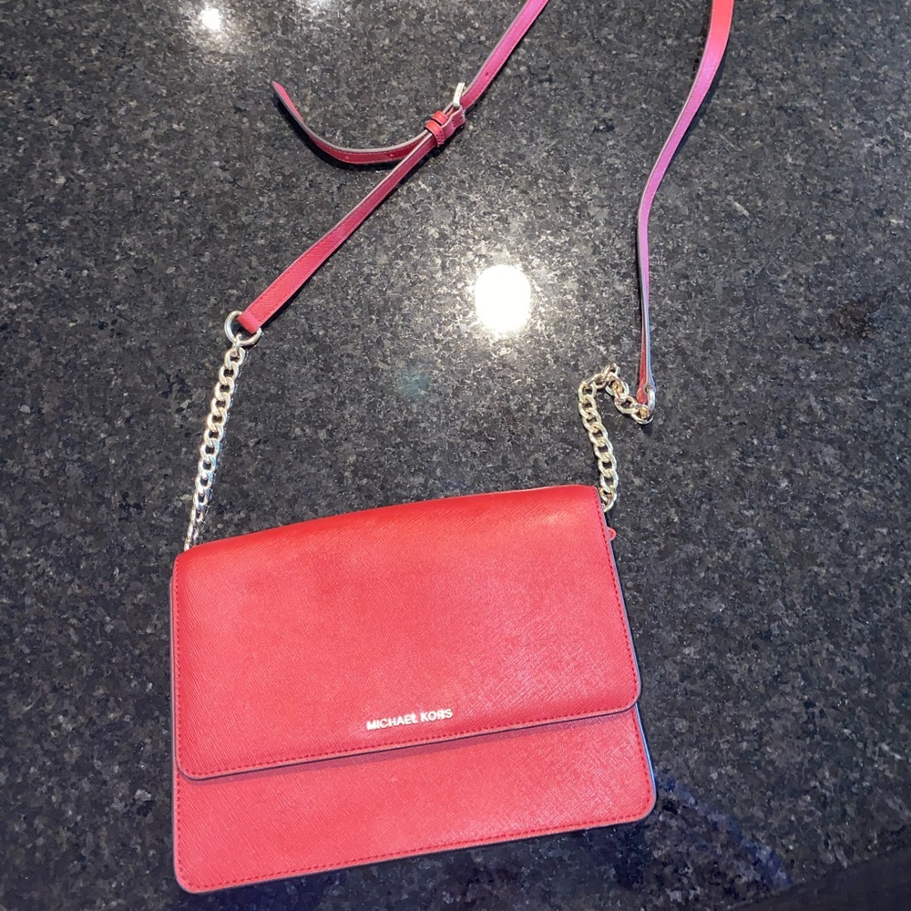 Red michael Kors crossbody!